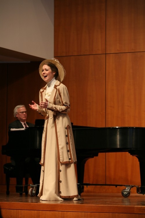 Student Chrissy Amon performs "Back to Before" from Ragtime